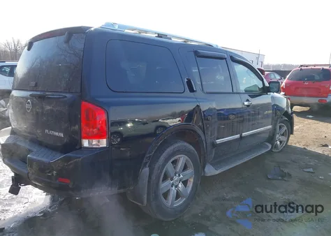 2010 Nissan Armada Platinum from USA, damaged, VIN 5N1AA0NE5AN600289